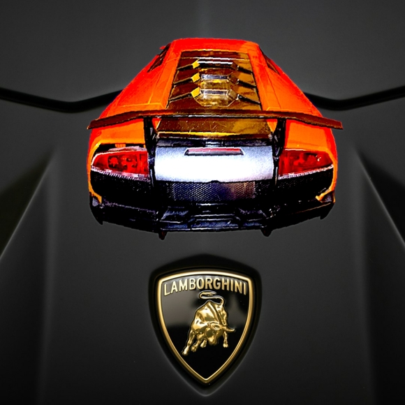 Lamborghini Murcielago Orange/Black LP-670-4 SV 2.4 GHZ 1:10 Scale Car Only - Picture 4 of 6